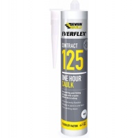 Everbuild Everflex 125 One Hour Caulk, White, 300 ml